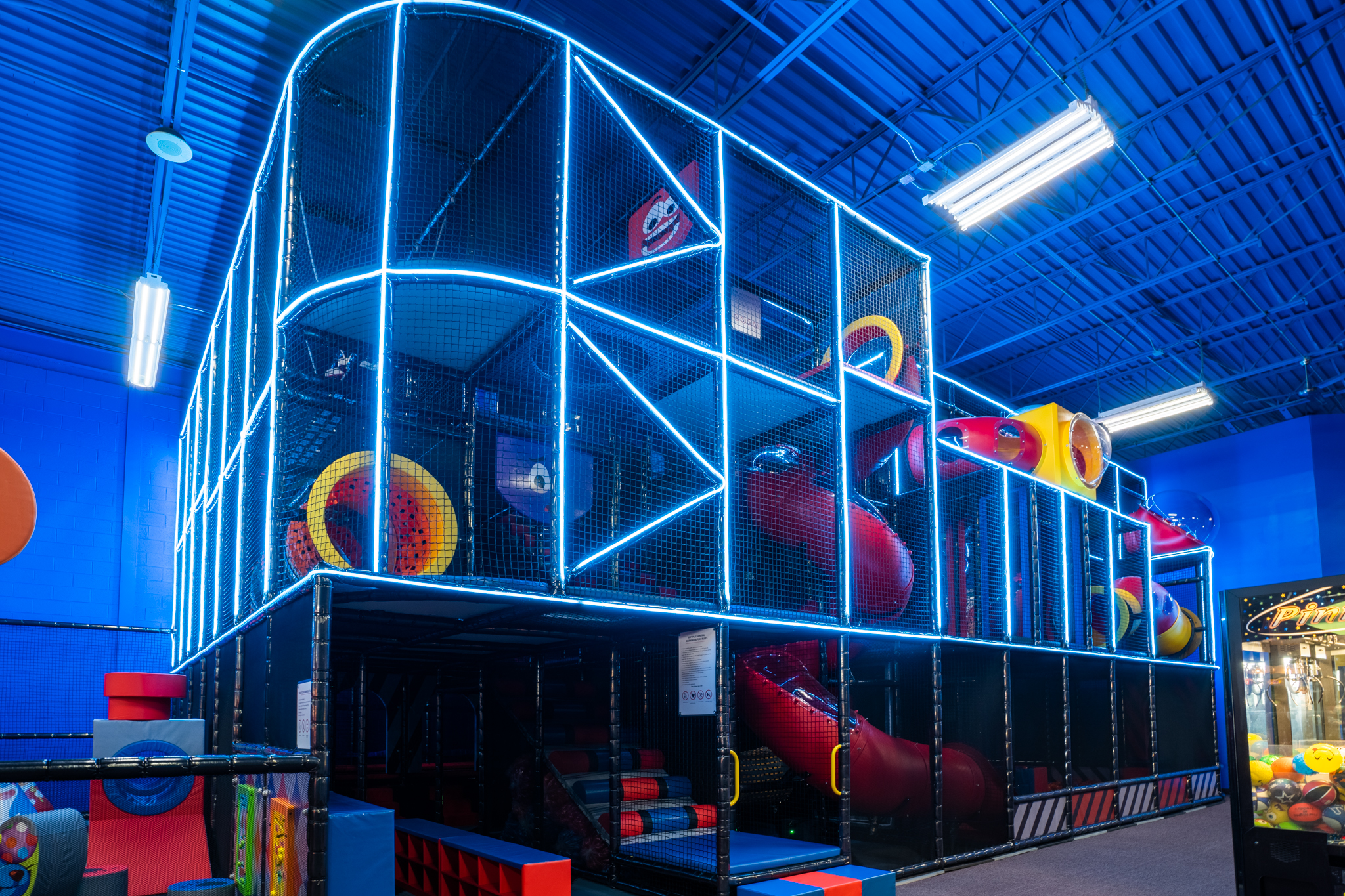 LED neon outlined PlayScape